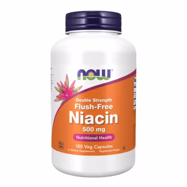 Niacin Flush-Free Double Strength 500 mg - 180 vcaps