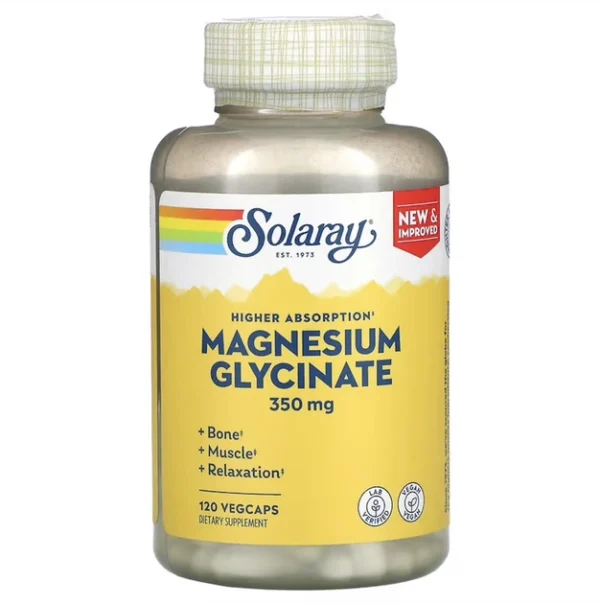 Solaray Magnesium Glycinate 350 mg